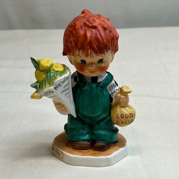 Goebel Redheads Red Head Good News Figurine W. Germany - Picture 1 of 8